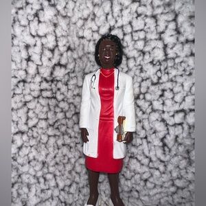 Lakeshore Community Block Play People Female African American Doctor Nurse